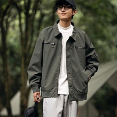 2025秋季新款港风户外秀防风透气登山服夹克运动外套男士宽松上衣，男装夹克，星座1210-1