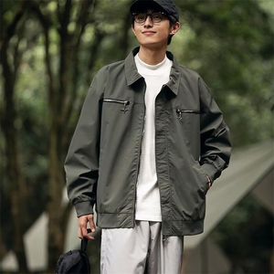 2025秋季新款港风户外秀防风透气登山服夹克运动外套男士宽松上衣图片