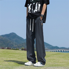 2024春季新款潮牌宽松直筒休闲裤阔腿工装长裤男现货K7818-P38，男装休闲裤，星座512-3