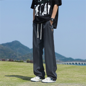 2024春季新款潮牌宽松直筒休闲裤阔腿工装长裤男 现货 K7818-P38图片
