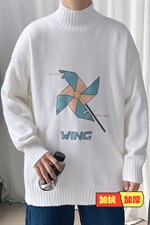 M18112-P45半高领毛衣男士大码针织衫男毛线衣男线衫,男装针织衫/毛衣,电商A040