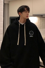 纯棉连帽卫衣男大码运动帽衫宽松薄WY2072-P35，男装卫衣，电商A040