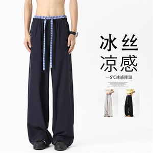 2026 春季新款 无影墙四面弹双腰头冰丝裤M-5XL HK25445-特P25图片