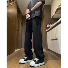 抖音品质夏季潮流修身垂感小脚西裤休闲裤B315-K24125-特p30控58，男装休闲裤，电商B315