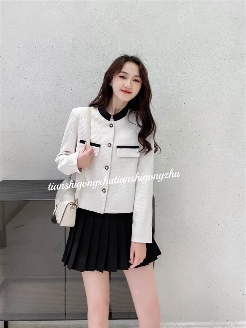 格子小香外套，其它，天使公主