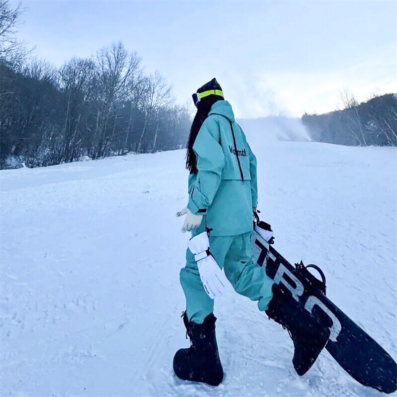 冬季防风防水双板时尚连帽滑雪服衣裤套装M25+K1002J加绒-P248,男装休闲套装,电商A001-1