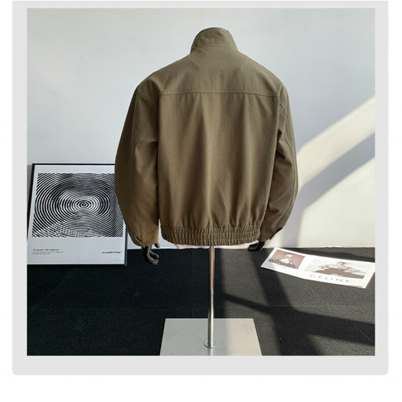 美式vintage豹纹衬衫夹克牛仔短袖外套设计感JK02528-P92,男装衬衫,星座308B-2