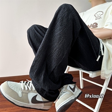 XZ616夏季新款薄款激光打孔冰丝凉感休闲裤TY2522P45控58，男装休闲裤，星座512A（原616）