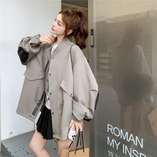 现货！英伦风中长款风衣B208-9076-P160K238，女装风衣，浙宝208