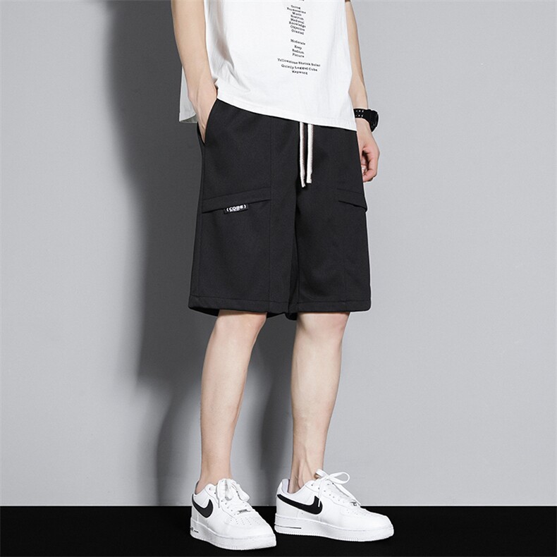 2023新款五分短裤男YOA景休闲百搭纯色运动短裤CK2406-P27控48,男装休闲裤,星座717