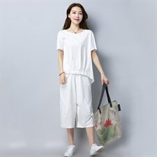 修身显瘦优雅韩版时尚气质裤子2021年夏季甜美简约，女装裤子，叶笙衣