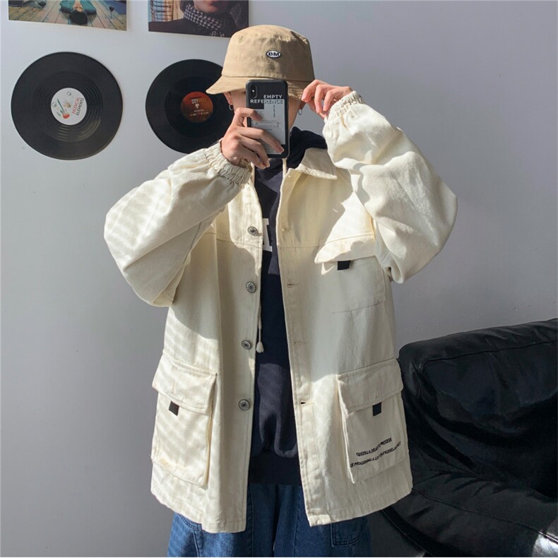 26春季新款工装韩版潮流复古男女夹克外套上衣JK52/P30,男装夹克,星座202