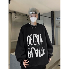 2025秋季男潮流休闲wycm-334卫衣圆领纯棉特批28控49，男装卫衣，星座605(原A050)