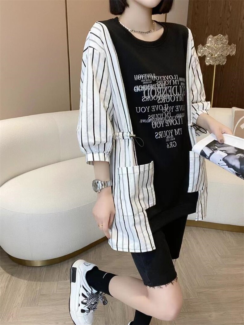 薄料拼接小衫，其它，雪儿伊秀