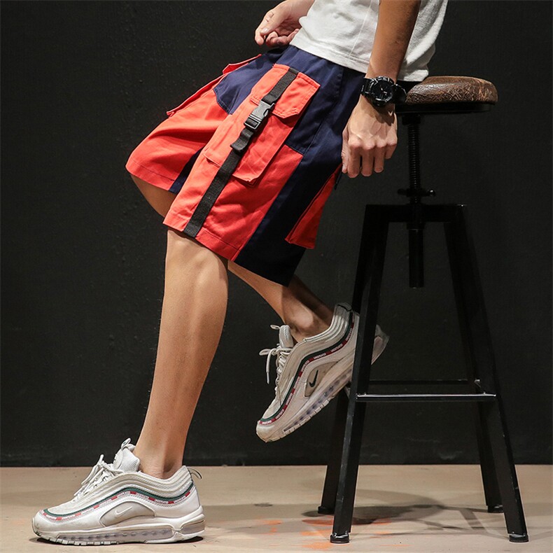 2021休闲港风工装短裤大码K8802-P40图片