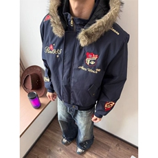 1506-1/MJK80361/P86原宿日系羊羔毛棉服冬男棉袄保暖棉衣厚潮流，男装棉衣，星座1506-1