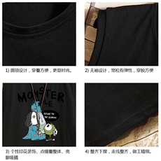 BX25074-P20港风运动汗背心男大码汗衫男无袖T恤男砖墙挂拍，男装T恤，电商A040A