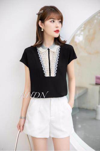 【现货】2021新款夏装雪纺小衫,女装,红火丹妮