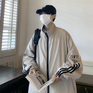 痞帅外套男潮流百搭格子休闲上衣春秋季夹克ins港风JK0735-P65图片