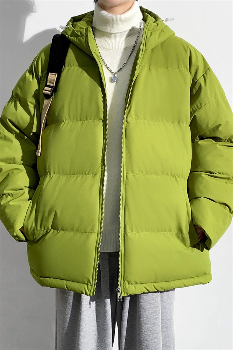 冬上新青少年加棉加厚棉服潮纯色简约连帽棉衣外套男女9979-P80,男装棉衣,电商A441-1