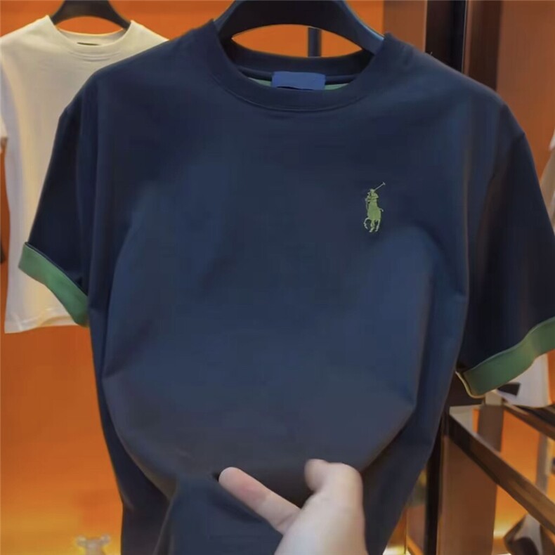 胸前小战马透气舒服时尚百搭半袖情侣款休闲百搭9213-TP51,男装T恤,电商A089-1