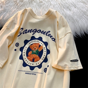 T恤潮流圆领男港风印花2024新款百搭休闲时尚DS-B299-5116P45控69图片