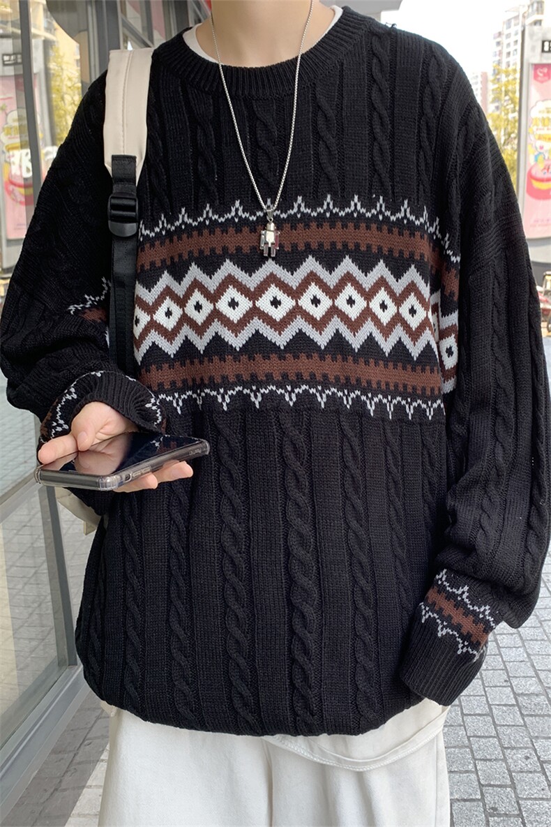 圆领男毛衣2024新款主推量大有差价现货A161-2-MY88022-P65,男装针织衫/毛衣,电商A161-2