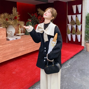 2025年冬季小香风90羽绒服210-6395-P255-K378中长款图片