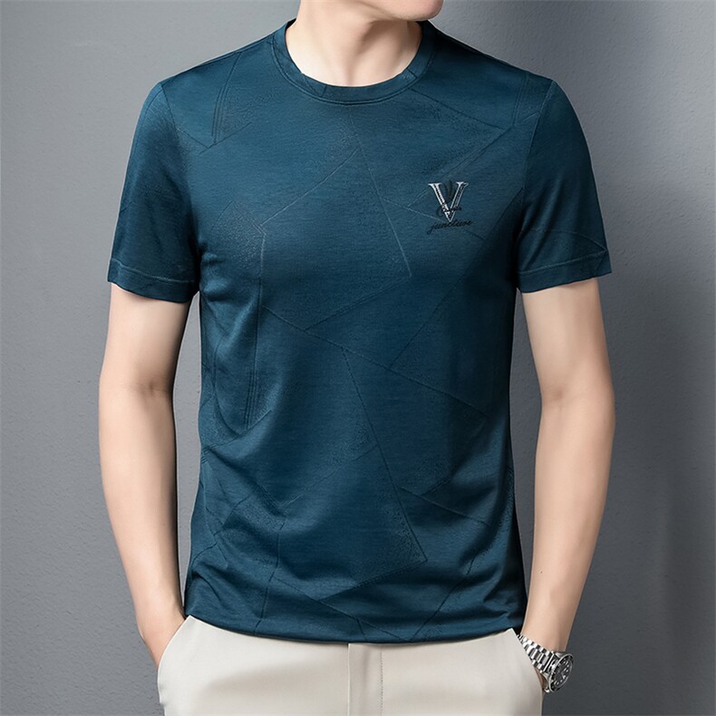 2023新款Polo衫男短袖翻领丅恤夏季商务休闲中青年男装上衣体恤衫,男装T恤,电商B212（原钱塘6029）