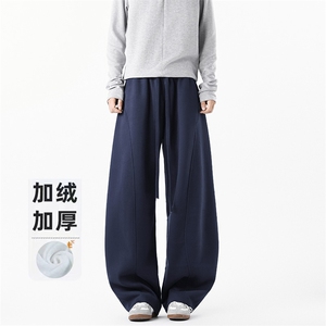 B258-K2939加绒45控98 抖音品质 弯刀卫裤 65%棉35%聚酯纤维图片