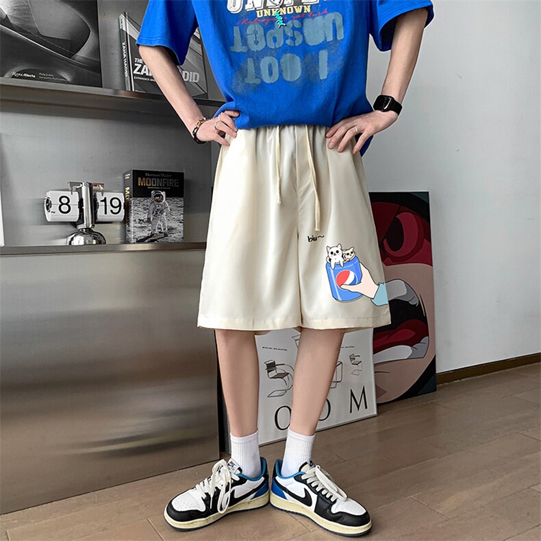 DK39262-P15港风休闲短裤男士大码运动五分裤男中裤男马裤,男装休闲裤,电商A040