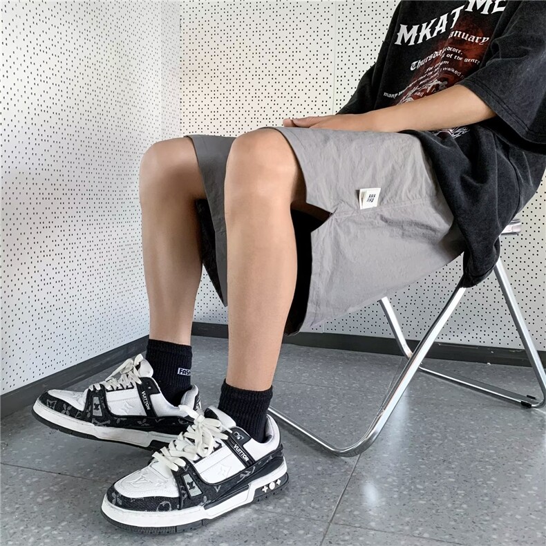 直筒时尚潮牌潮休闲裤青春流行男纯色原宿运动裤EF005P28,男装休闲裤,星座1116-2