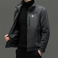 男装羽绒服YR2369继续2025冬现货雪*飞款式摇粒绒羽绒服外套，男装羽绒服，钱塘207-1