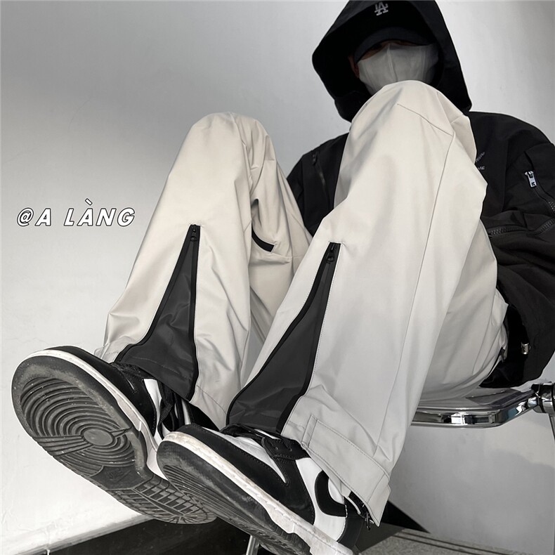 XZ612-K950-P60(78)秋冬冲锋裤裤脚拉链户外防风防水裤子，男装休闲裤，星座612