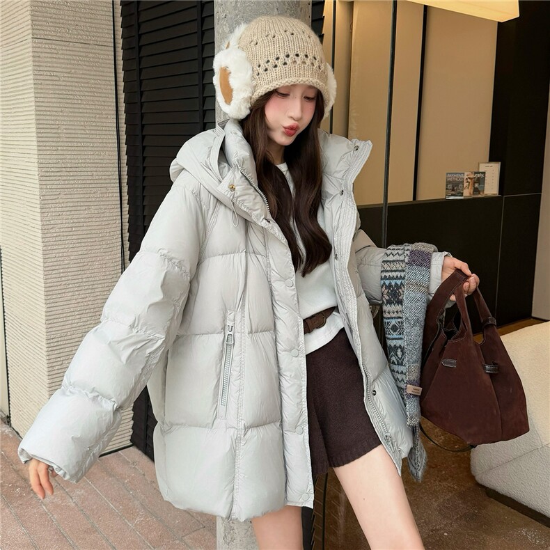 现货现货加厚白鸭绒温柔风中长款羽绒服2B153-28809-P345-405,女装羽绒服,2B153