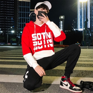卫衣套装春季新款潮牌工装裤子学生长袖休闲运动套装男 TZ586-P95图片