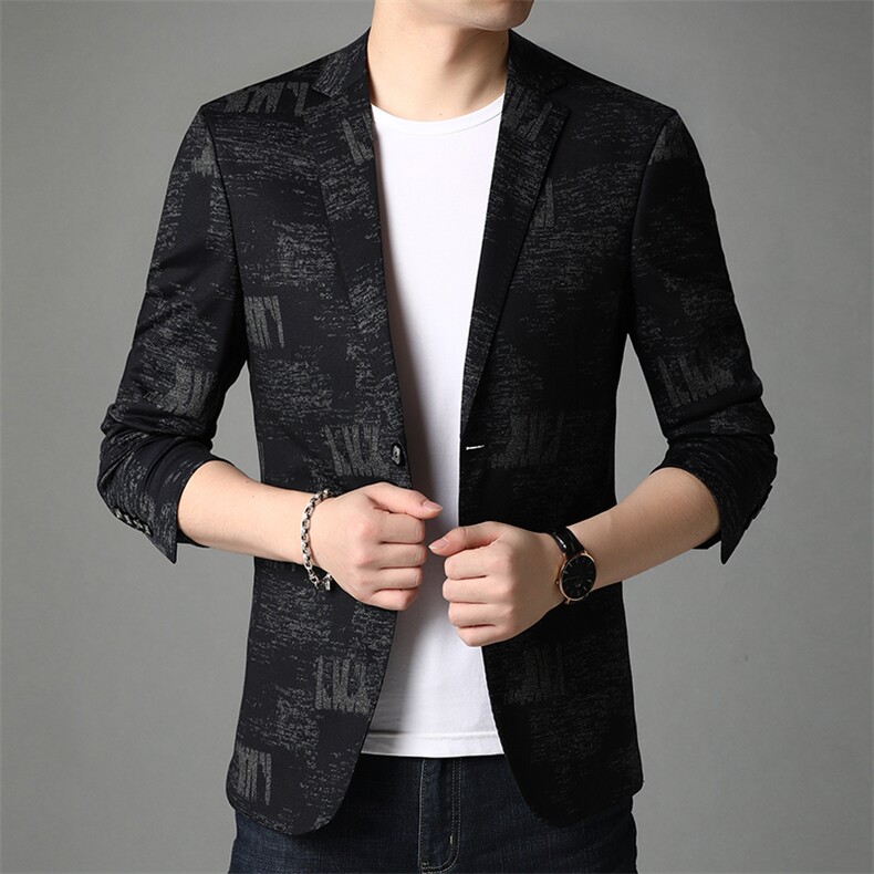 男士西装2023秋季新款商务休闲薄款西服男春秋单西中年男装外套，男装西服，电商B212（原钱塘6029）