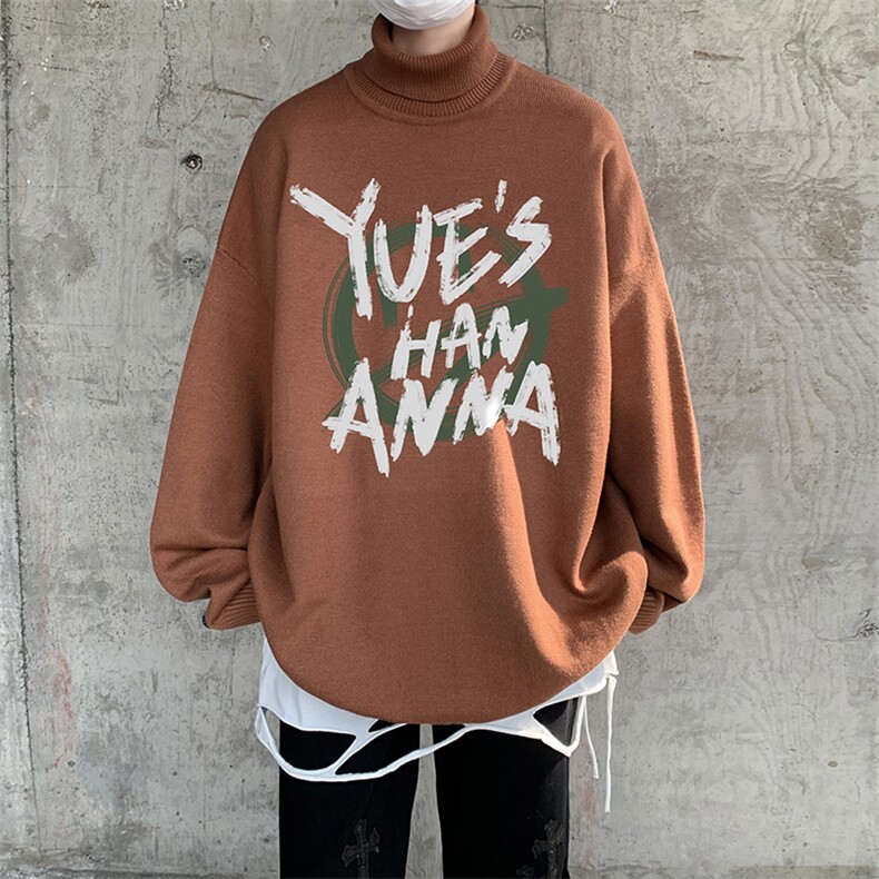 抖音供货、现货秋季冬高领毛衣宽松打底衫D223A-MG2308-特P45,男装针织衫/毛衣,电商019-1