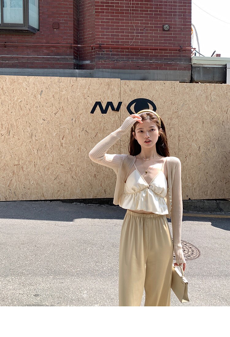 新款休闲百搭阔腿裤时尚休闲风女，女装休闲裤，素语电商供货