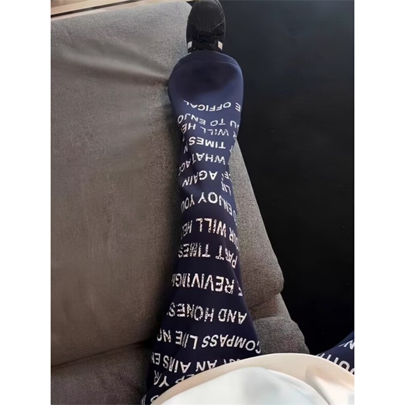 美式复古字母满印卫裤男款藏青色直筒裤子宽松bf慵懒风垂感休闲裤,男装休闲裤,四季星座505