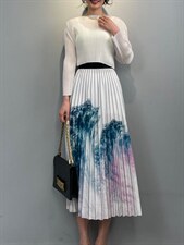 波西米亚风半裙，女装半身裙，胤后