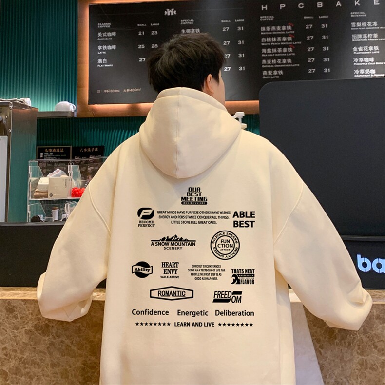 ！连帽圆领卫衣男装港风帽衫男LM175-P35,男装卫衣,电商B367