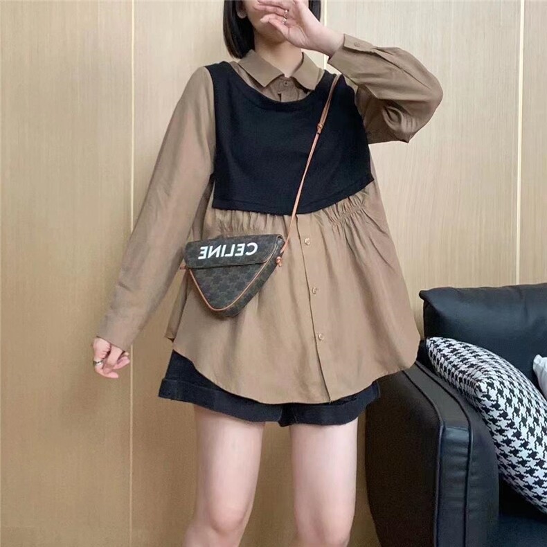 韩版拼接款，其它，恋了爱了