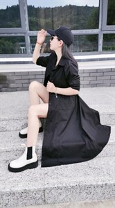 休闲风衣,女装风衣,艾菲尔服饰