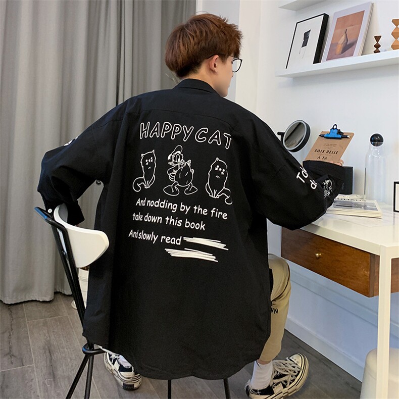 男女19情侣款长袖立体袋衬衫女714-3-C18短袖，男装衬衫，星座1404-3