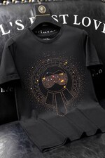 22夏季套头短袖燙钻潮休闲圆领T恤亮片大码简欧QT4066-1-A943-P45,男装T恤,电商A227B（原钱塘4066-1）