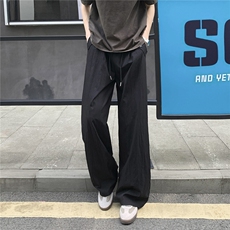 ！2025夏季新款男士直筒宽松休闲裤冰丝长裤310A-4-KZ93-P35，男装休闲裤，星座310A-4