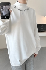 德绒打底衫DT5310-TP25控价38休闲打底印花卫衣男百搭T恤女，男装卫衣，电商A102-1