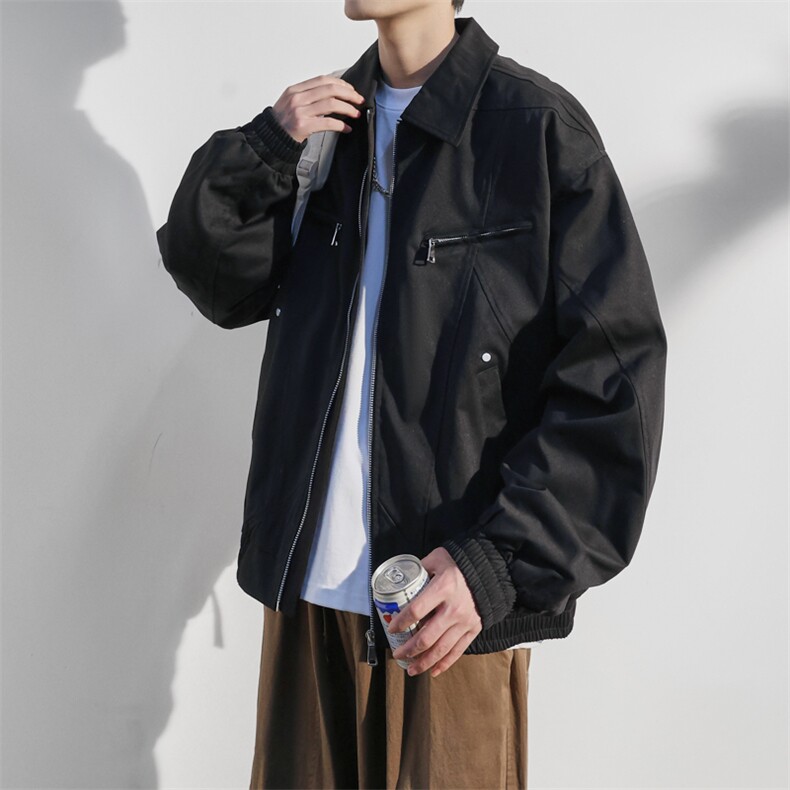 JK8872-P75L-9XL2025秋冬新款翻领夹克外套控128,男装夹克,星座109
