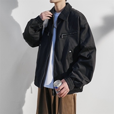 JK8872-P75L-9XL2025秋冬新款翻领夹克外套控128，男装夹克，星座109